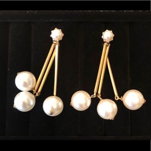 Vintage Signed LAGUNA Pearl Drop Earrings